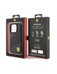 Ferrari iPhone 15 Pro Hülle Case Perforated Waves Schwarz