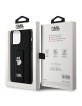 Karl Lagerfeld iPhone 13 Pro Case Grip Stand Saffiano Choupette Black