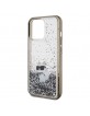 Karl Lagerfeld iPhone 13 Pro Case Cover Glitter Choupette Body Silver