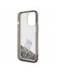 Karl Lagerfeld iPhone 13 Pro Max Hülle Case Cover Glitter Choupette Body Silber