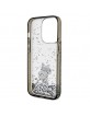 Karl Lagerfeld iPhone 14 Pro Hülle Case Cover Glitter Choupette Body Silber