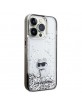Karl Lagerfeld iPhone 14 Pro Max Hülle Case Cover Glitter Choupette Body Silber