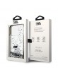 Karl Lagerfeld iPhone 14 Pro Max Case Cover Glitter Choupette Body Silver