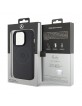 Mercedes iPhone 15 Pro Case Genuine Leather MagSafe Stars black