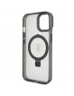 Ferrari iPhone 15 Plus Case Magsafe Ring Stand Holder Transparent