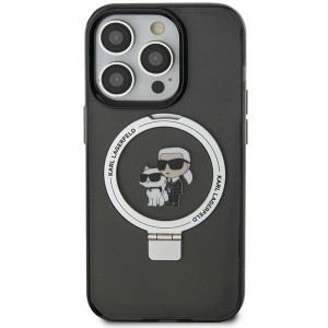 Karl Lagerfeld iPhone 11 Case Case K & C Ring Stand Magsafe Black