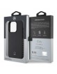 Mercedes iPhone 15 Pro Case Smooth Leather Black