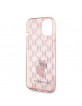 Karl Lagerfeld iPhone 15 Hülle Case Cover Monogram Choupette Rosa