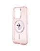 Karl Lagerfeld iPhone 15 Pro Max Case Cover Choupette Magsafe Pink