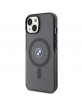 BMW iPhone 15 Plus / 14 Plus Hülle Case Signature MagSafe Grau
