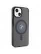 BMW iPhone 15 Plus / 14 Plus Hülle Case Signature MagSafe Grau