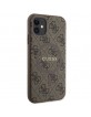 Guess iPhone 11 Case Cover 4G MagSafe Brown