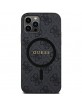 Guess iPhone 12 / 12 Pro Hülle Case Cover 4G MagSafe Schwarz