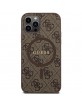 Guess iPhone 12 / 12 Pro Hülle Case Cover 4G MagSafe Braun