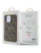 Guess iPhone 14 Pro Hülle Case Cover 4G MagSafe Braun