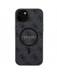 Guess iPhone 14 / 15 / 13 Case Cover 4G MagSafe Black