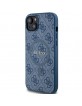 Guess iPhone 15 Plus Case Cover 4G MagSafe Blue