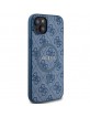 Guess iPhone 15 Case Cover 4G MagSafe Blue