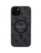 Guess iPhone 15 Case Cover 4G MagSafe Black