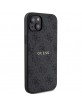 Guess iPhone 15 Case Cover 4G MagSafe Black