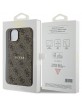 Guess iPhone 15 Hülle Case Cover 4G MagSafe Braun