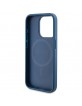 Guess iPhone 15 Pro Max Hülle Case Cover 4G MagSafe Blau