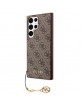 Guess Samsung S24 Ultra Hülle Case Cover Charms 4G Braun