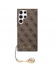 Guess Samsung S24 Ultra Hülle Case Cover 4G Charms Braun