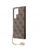 Guess Samsung S24 Ultra Case Cover Charms 4G Brown