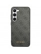 Guess Samsung S24+ Plus Case Cover 4G Metal Logo Gray