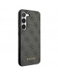 Guess Samsung S24+ Plus Case Cover 4G Metal Logo Gray