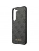 Guess Samsung S24+ Plus Case Cover 4G Metal Logo Black