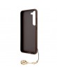 Guess Samsung S24 Hülle Case Cover 4G Charms Braun