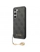 Guess Samsung S24 Hülle Case Cover 4G Charms Schwarz
