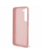 Guess Samsung S24 Hülle Case Cover Glitter Script Rosa Pink