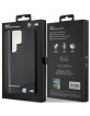 BMW Samsung S24 Ultra Hülle Case Cover Leather Carbon M Schwarz