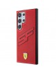 Ferrari Samsung S24 Ultra Hülle Case Cover SF Perforated Rot