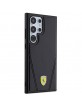 Ferrari Samsung S24 Ultra Case Cover V Lines MagSafe Black