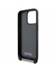 BMW iPhone 15 Pro Max Case M Carbon Tricolor Strap Black