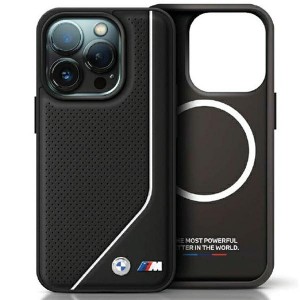 BMW iPhone 15, 14, 13 Case Cover MagSafe Twisted Black