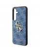 Guess Samsung S24+ Plus Case Cover 4G Big Metal Logo Blue