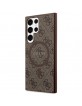 Guess Samsung S24 Ultra Case Cover MagSafe 4G Brown