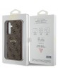 Guess Samsung S24 Hülle Case Cover MagSafe 4G Braun