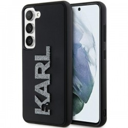Karl Lagerfeld Samsung S23+ Plus Case 3D Glitter Logo Black