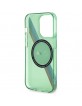 BMW iPhone 15 Pro Case Cover MagSafe Tricolor Stripes Green