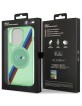 BMW iPhone 15 Pro Case Cover MagSafe Tricolor Stripes Green