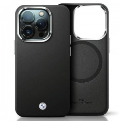 BMW iPhone 15 Plus, 14 Plus Case MagSafe Wrapped Black