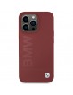 BMW iPhone 15 Pro Max Hülle Case Cover MagSafe Silikon Signature Rot