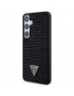 Guess Samsung S24+ Plus Case Crystal Rhinestone Triangle Black