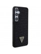 Guess Samsung S24+ Plus Case Crystal Rhinestone Triangle Black